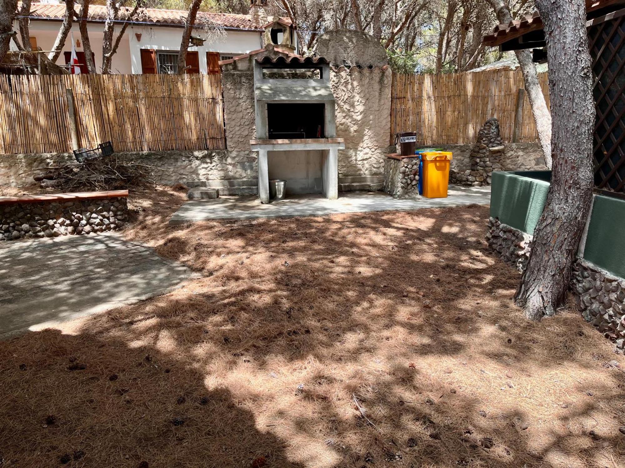 Rustico Porto Pino 30 Mt Dalla Spiaggia Exterior foto